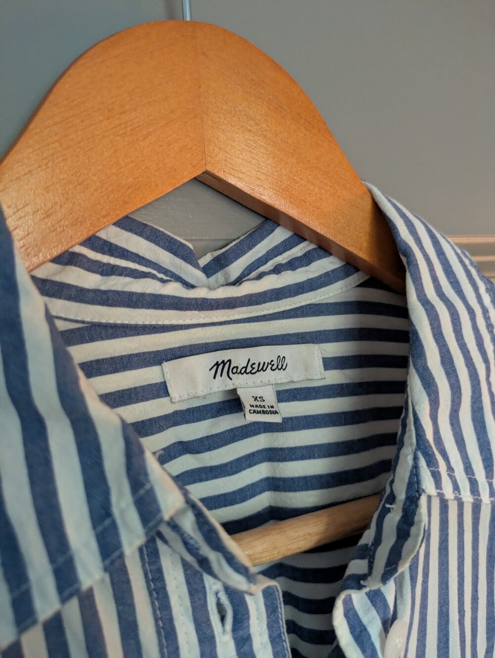 Madewell Signature Poplin Oversized Shirt - Picture 3 of 5